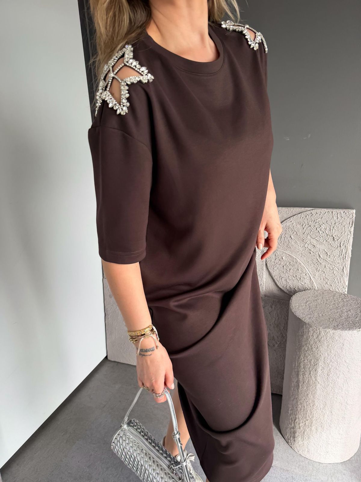 Mocha Glow Dress